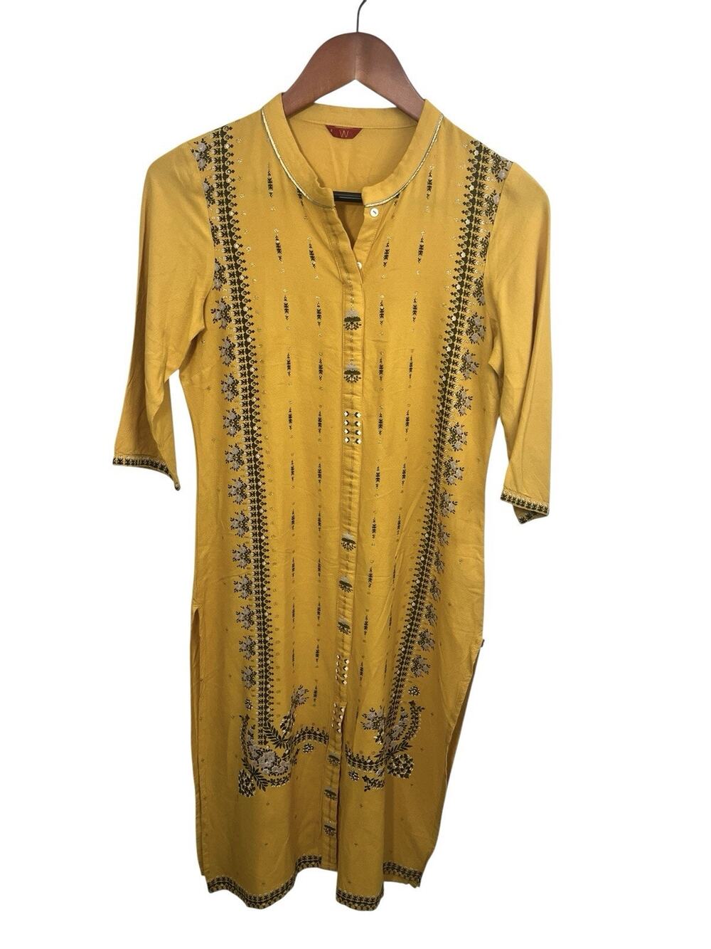 Indian Kurta Women's Embroidery Straight Kaftan 8 Kurti Dress Top Tunic